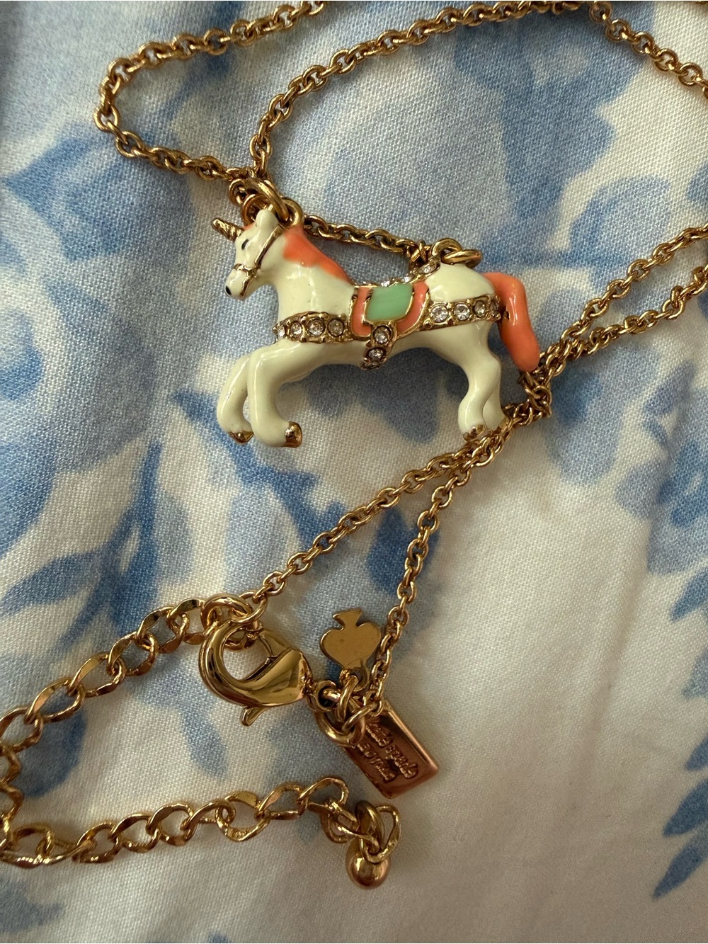 Kate Spade ♠️ 🦄 Unicorn Necklace and Bracelet Set - Picture 4 of 5